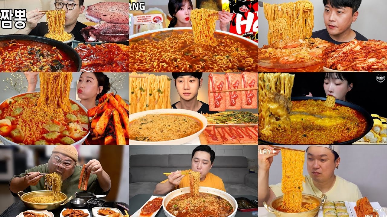 The BEST Spicy Noodle Mukbang Compilation 🔥🍜 | Yukichi 🐾