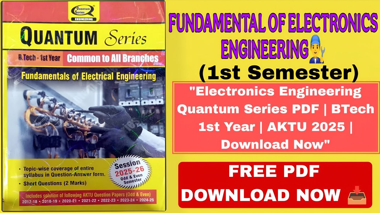 Basic Electronics Engineering Quantum – BEC 101/BEC 201 | AKTU 1st ...
