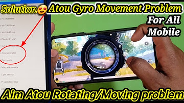 Gyro auto moving problem aimscreen gyroscope autorotating sloution pubg mobile/|bgmi aim auto moving