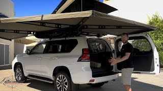 Prado 150 - DX27 Rooftop Tent and 270 XT MAX Awning - The Bush Company