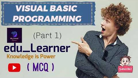 MCQ on Visual Basic Programming