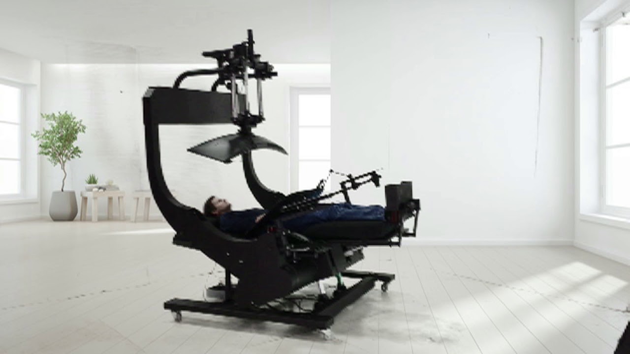 ErgoQuest Reclining Workstation with Monitor Placement YouTube