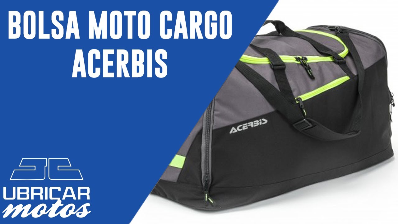 Bolsa Moto Acerbis X-Water Negro/Gris Impermeable 40Lts