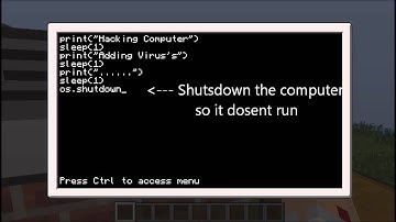 [TUTORIAL]ComputerCraft-Making A AntiVirus & Virus