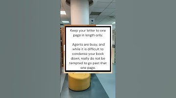 General formatting for your query letter to make it STAND OUT!