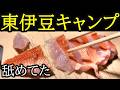 【ソロキャンプ】春の伊豆半島、キンメダイと河津桜で最高の時間