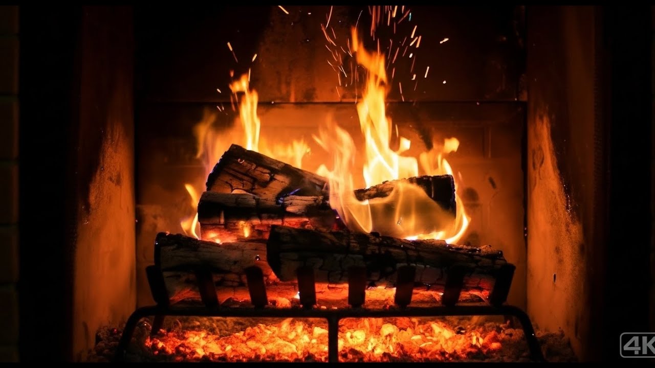 Cozy Jazz Cafe 24/7 🔴 LIVE | Warm Fire Sounds