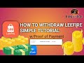 Leefire Withdrawing Money with proof of payment simple tutorial