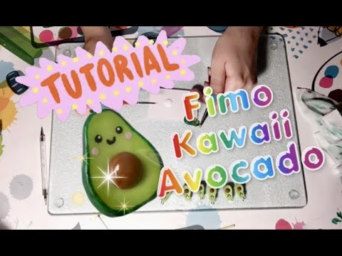 Fimo Kawaii Avocado | Anleitung | Tutorial | Watch me Craft | Polymer Clay | Rici Likes