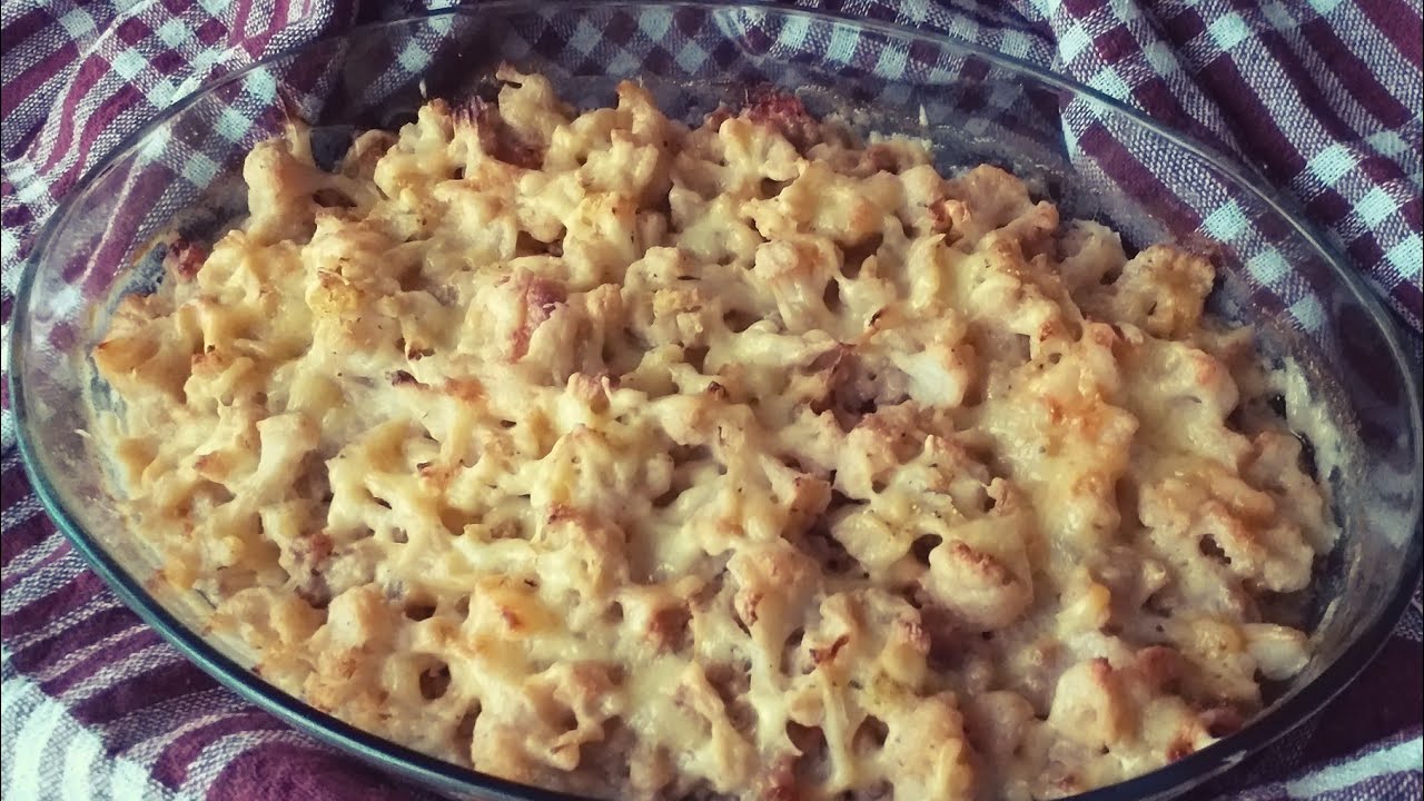 🌺 Musaka od karfiola sa mlevenim mesom - Cauliflower moussaka with minced meat 🌸