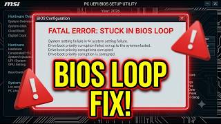 Fix Pc Stuck In Bios Settings Loop 2026