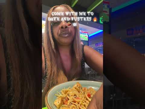 I WENT TO DAVE AND BUSTERS IT WAS ALRIGHT 