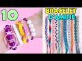 Bricolage : 10 BRACELETS D'AMITIÉ FACILES - Artisanat féminin Comment faire un bracelet d'amitié