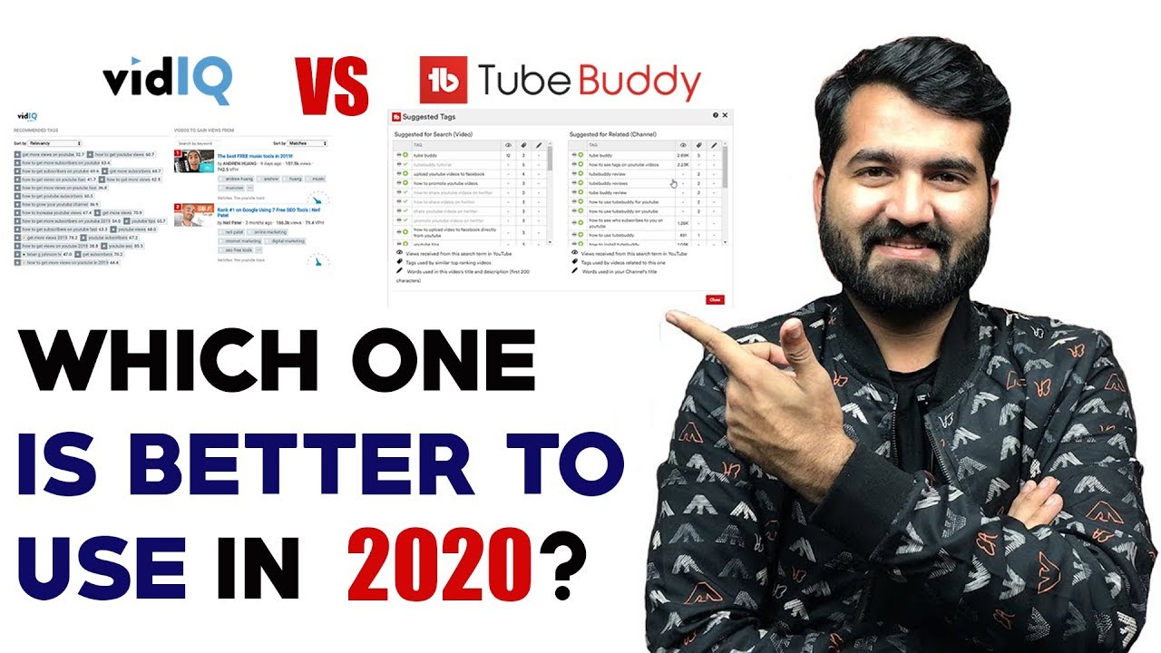 Tubebuddy Vs VidIQ Which Is Best Youtube Extension 2020 In Urdu/Hindi