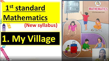 1.My Village class 1st  Maths New Syllabus Maharashtra board | Std 1 Maths  chapter 1