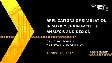 Applications of Simulation in Supply Chain Facility Analysis and Design