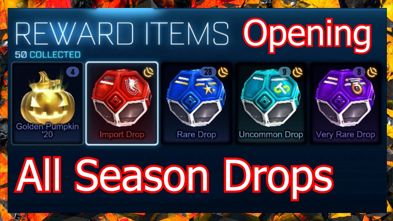 Opening All My Season Reward Drops! Rocket League