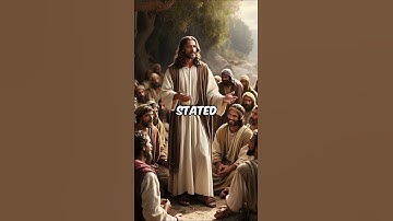 What does Jesus say is the second greatest commandment? #jesus #christ #shorts