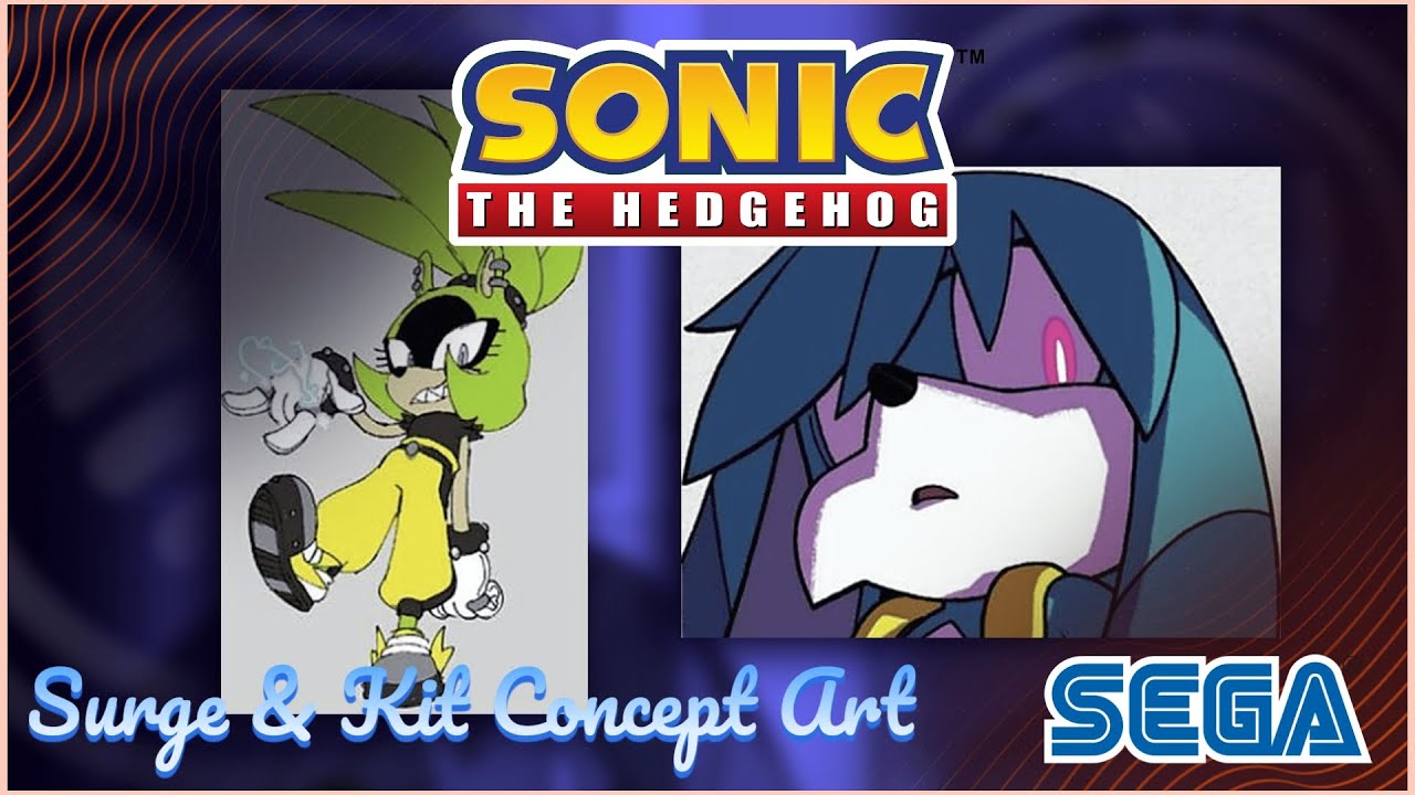 IDW Sonic Surge & Kit Concept Art