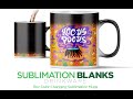 Joto sublimation blanks  11oz color changing sublimation mugs