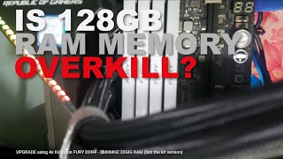 128GB RAM OVERKILL? 1st TV Ad? Arcade Legend? Gaming/Creator PC