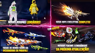 VAZOU TUDO!! NOVA MP5 EVOLUTIVA E INCUBADORA PARAFAL COMPLETA, SKINS DA PRÓXIMA ATUALIZAÇÃO E MAIS!!