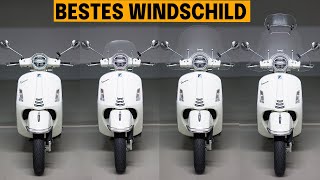 Vespa GTS 300 windscreen test