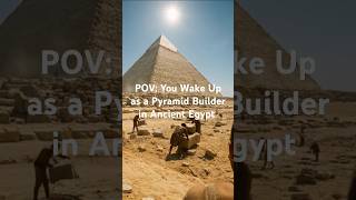 Pov You Wake Up As A Pyramid Builder In Ancient Egypt Egypt Builder