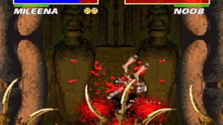 Ultimate Mortal Kombat 3 - Snes - Stage Fatality - Pitiii