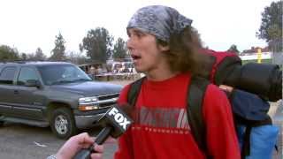 Kai the Hitchhiker homeless Fights Racist Jesus ORIGINAL HD Footage SMASH