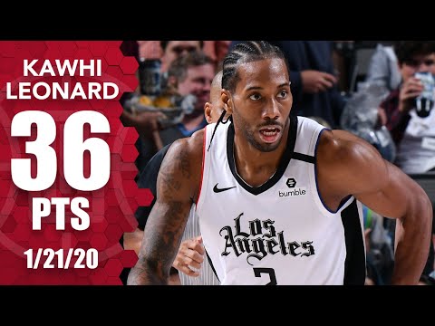 Kawhi Leonard comes up clutch in 36-point performance for Clippers vs. Mavs | 2019-20 NBA Highlights
