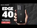 Como colocar para silenciar uma chamada ao pegar o telefone no Motorola EDGE 40