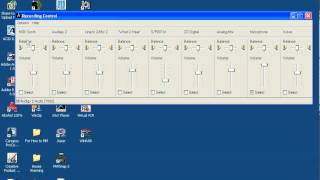 Selecting The Audio Input windows XP.wmv screenshot 5