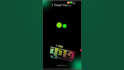 New attitude template status black screen || new avve player template full screen 2020