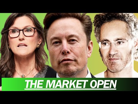 CATHIE WOOD BUYS MORE TESLA, PALANITR HELPS SANTA, MARKET GOES GREEN | MARKET OPEN Episode cover