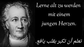 اقتباسات ألمانية مترجمة رائعة للكاتب الألماني يوهان #غوته Beste Zitate von #Goethe screenshot 1