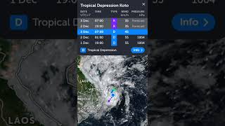 Tropical Depression Koto 2025. #bmkg #infobmkg