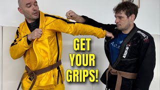BJJ standing grips part 1: Why no-gi grapplers lose in the gi
