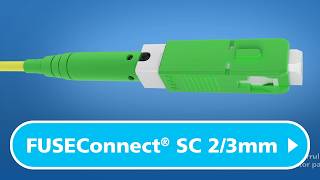 FUSEConnect® SC Connector on 2mm and 3mm Cordage