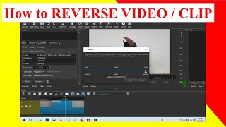 HOW TO REVERSE YOUR VIDEO : - Shotcut Tutorial REVERSE VIDEO