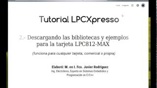 Downloading the library for the LPC812-MAX board.