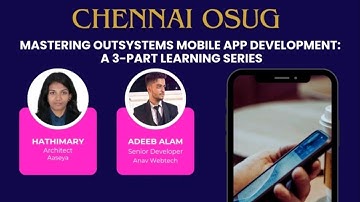 Master Class 1 : Introduction to OutSystems Mobile App Development