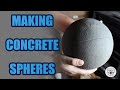 DIY Home Decor - Concrete Spheres for Fire Place