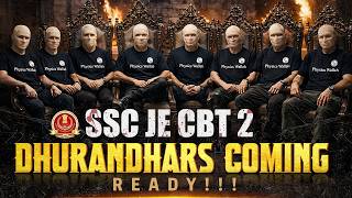 Dhurandhars Are Back 💥Level Up Your SSC JE CBT 2 Preparation 🔥 | SSC JE 2025 Preparation