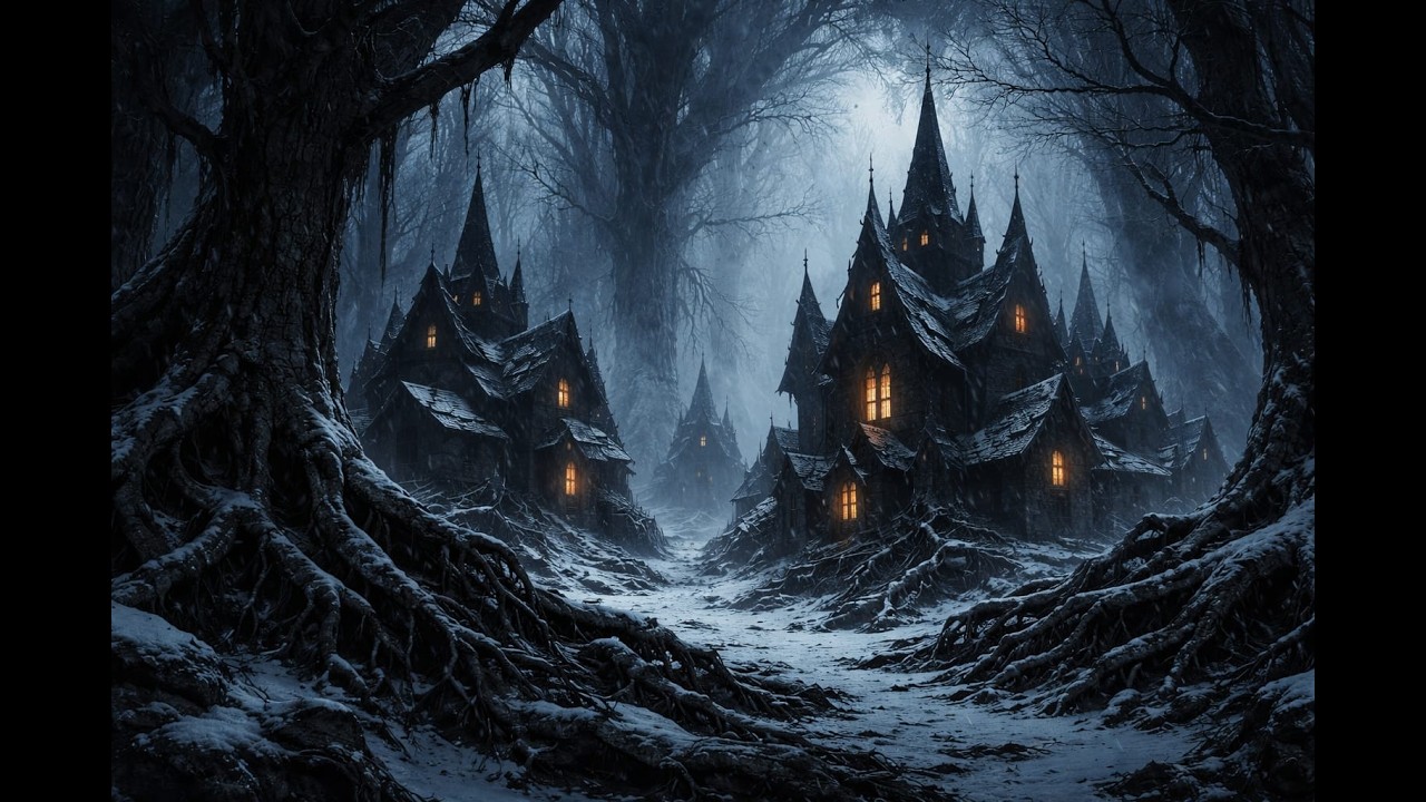 Música Instrumental Medieval - Celtic Music - Mundo de Fantasia - Ambiente Noturno, Sombrio e Neve