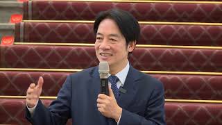 賴清德：不老騎士精神具3意義  生命故事值得學習