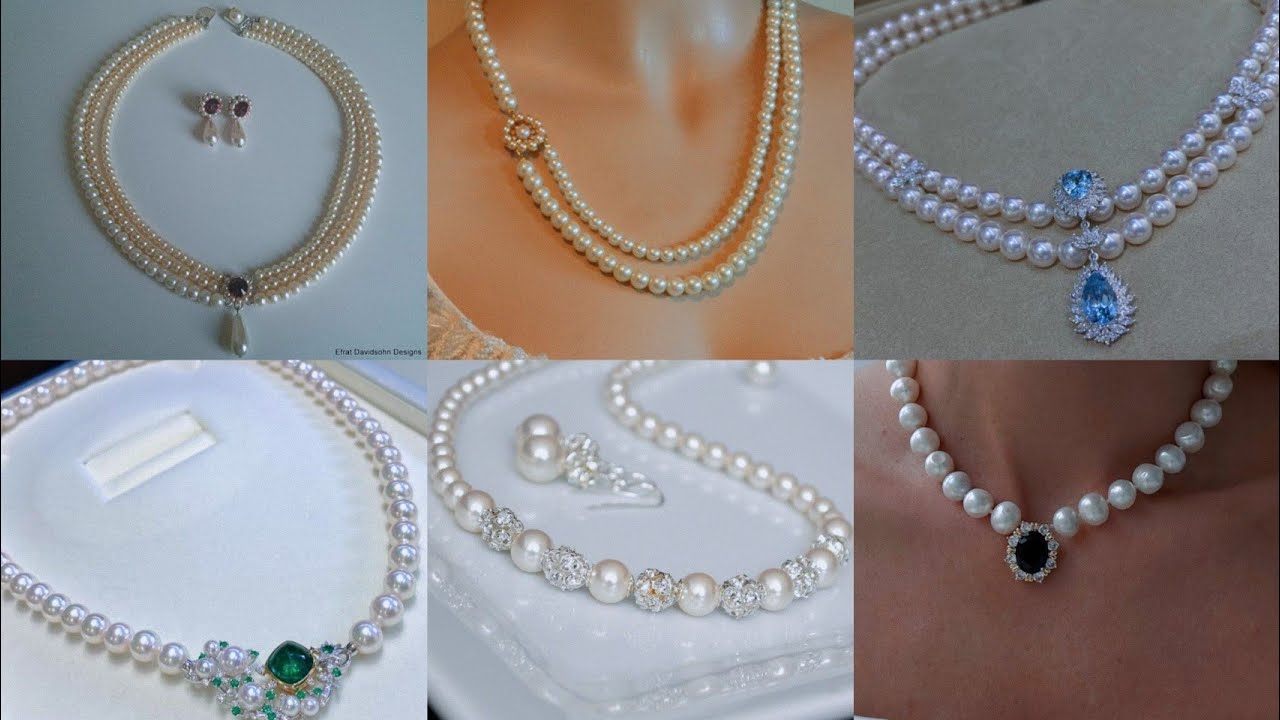 Expensive pearl jewellery || simple daily wear per jewellery collection   