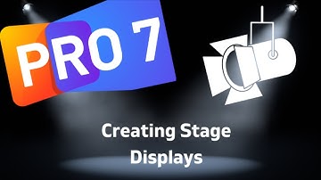 How to create and use stage screens in ProPresenter 7