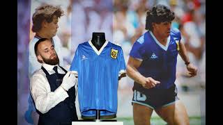 Diego Maradona ‘hand of God’ shirt sold for record £7.1m at auction