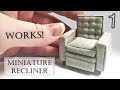 Making a Working Modern Recliner in Miniature! [PART 1]